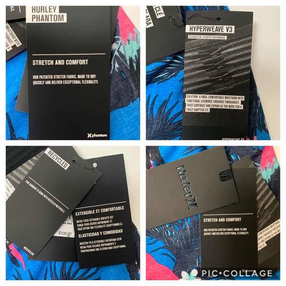 Hurley Sierra printed men’s swim shorts size 34 - Picture 8 of 8